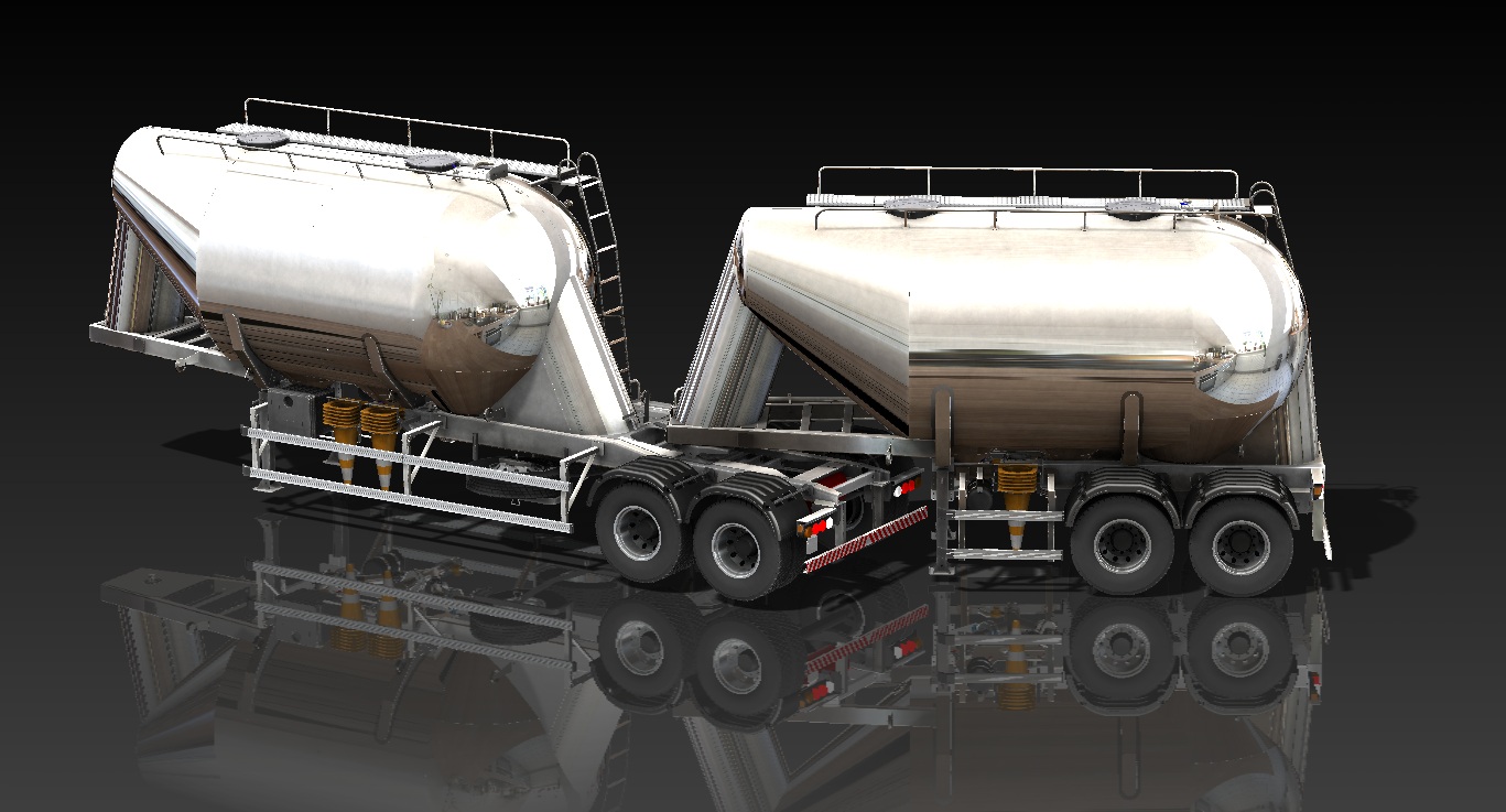 Projetos Mecânicos FP: Bi-Trem silo 46.000L