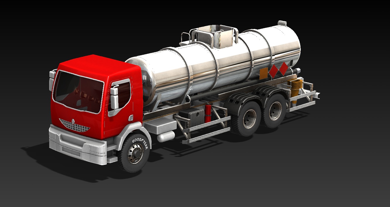 Projetos Mecânicos FP: Tanque Sobre-Chassis Ø 1450 x 11 m³ Compartimento único