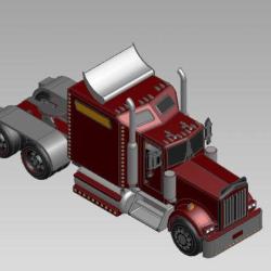 Blocos FP: Caminhão Modelo Volvo 3D 