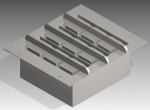 Projetos FP: Projeto 3D e 2D forma para fazer blocos de concreto
