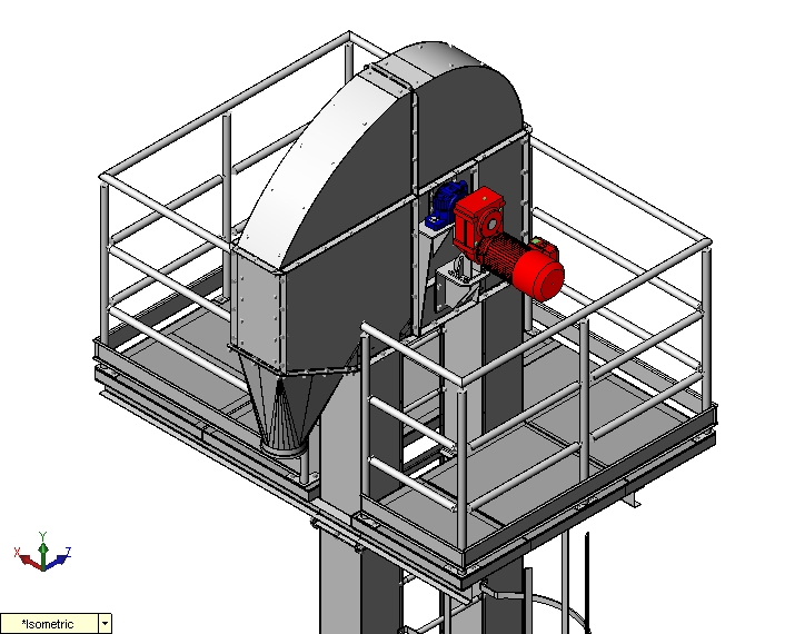 Progetti Meccanici FP: Elevatore per tazze
