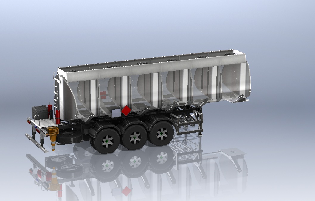 Proyectos FP Mechanical: Semirremolque tanque semi-elíptico 30,000L