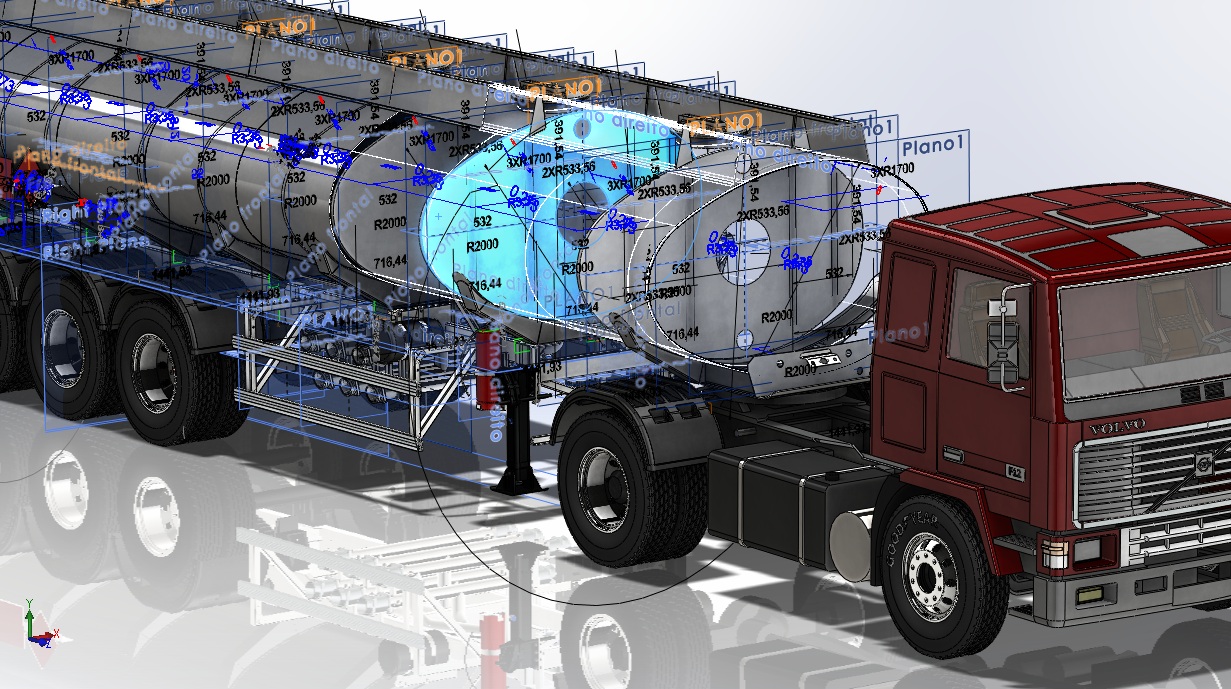 FP Mechanical Projects: Semi-Elliptical Tank Semi Trailer 32.000L 