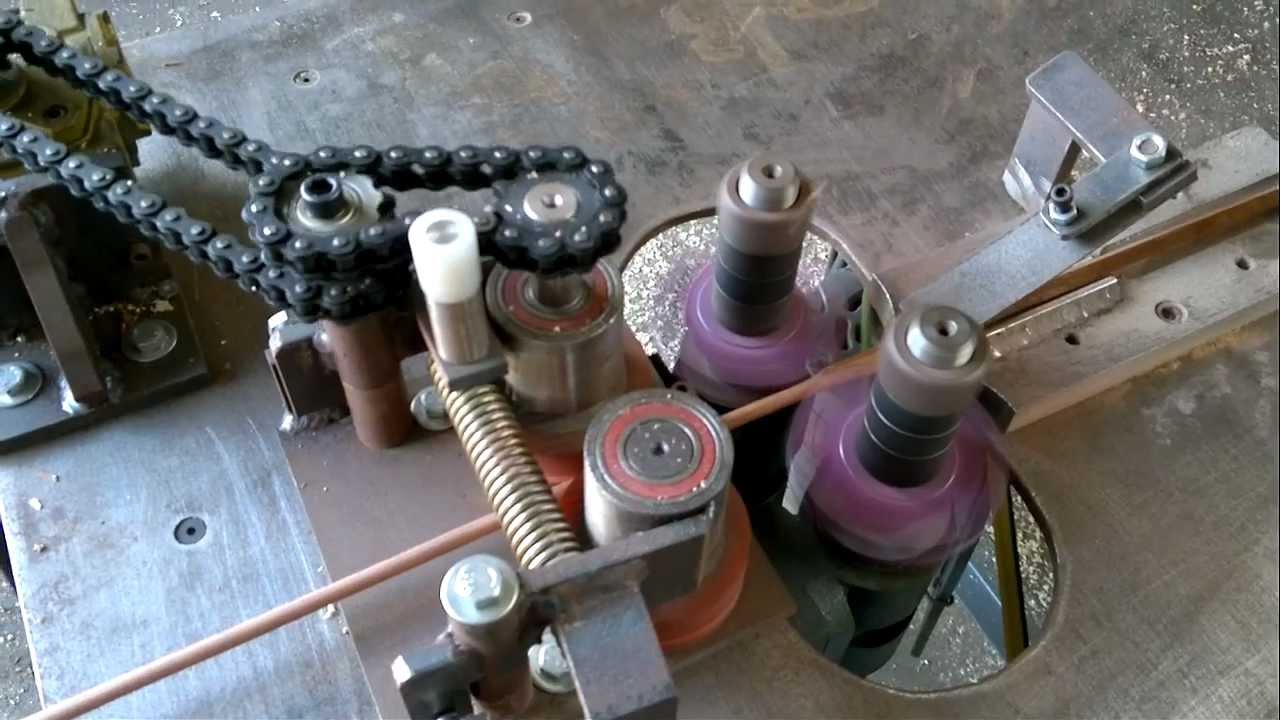 Project requested [2 of october 2013] – Wire drawing machine for rounding wood