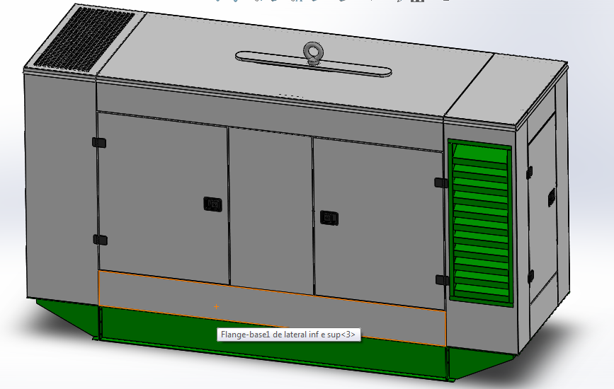 Proyectos FP: Diseño de carenado del grupo generador