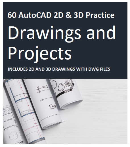 60 Exercícios AutoCAD 2D & 3D para você praticar!