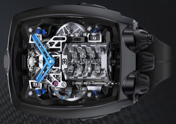 O incrível relógio Bugatti Chiron produzido por Jacob & Co.