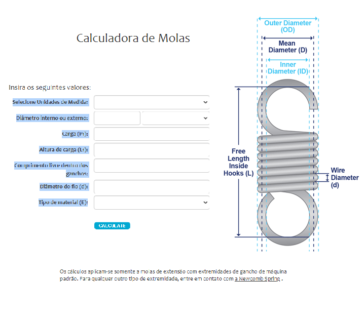 calcul en ligne calculateur de mola tracao gratuit fabriquéprojeto